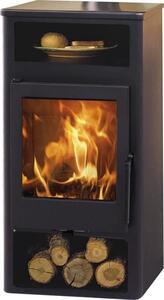 Stufa a legna - PANADERO - Swan Ecodesign - 5,9 kW - Ceppi di legno 40 cm