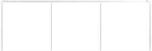 Mobile TV bianco 138x45 cm Piana - Germania