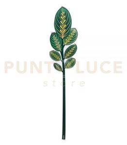 Funny flowers, fiore in plexiglass foglia calathea verde grande