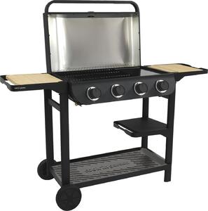 Barbecue a gas su gambe 4 fuochi 10kw Cook'in garden AM084T