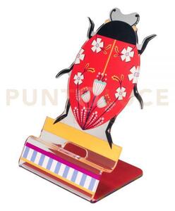 Happy phone coccinella in cristallo acrilico decorato