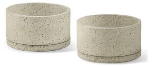 Vasi in cemento in set da 2 pezzi ø 30 cm Terrazzo - Bonami Selection