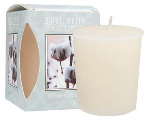 Candela profumata tempo di combustione 15 h White Cotton - Bridgewater Candle Company
