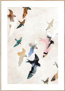 Dipinto 30x40 cm Abstract Birds - Malerifabrikken