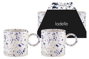 Set di 2 tazze in gres bianco e blu da 450 ml Carnival - Ladelle