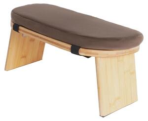Panca da meditazione, design pieghevole, comoda imbottitura, caffè