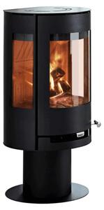 Stufa Aduro 9.3 acciaio nero 3 dischi 6 kW