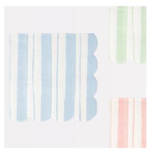 Tovaglioli di carta in set da 16 Ticking Stripe - Meri Meri