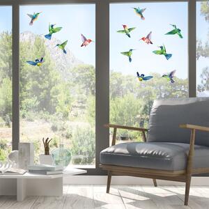 Set di adesivi per finestre 20 pezzi 40x60 cm Hummingbirds - Ambiance