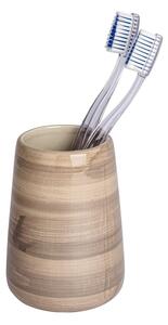 Tazza per spazzolino marrone sabbia Pottery - Wenko