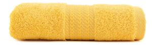 Asciugamano giallo in puro cotone, 70 x 140 cm - Foutastic
