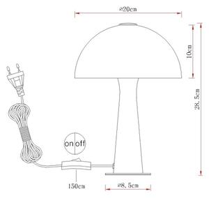 Globo 50670108 - Lampada da tavolo JULIA 1xE14/25W/230V nera