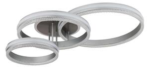 Globo 67377-72 - Plafoniera LED dimmerabile FRANCINE LED/72W/230V argento+telecomando