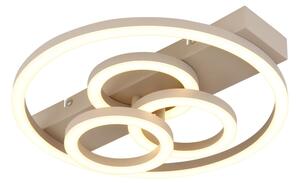 Globo 48040-40SA-LED Plafoniera da soffitto dimmerabile DARRYL I LED/40W/230V dimensioni 35 x 33 cm ottone + telecomando