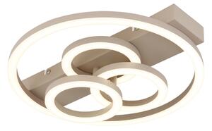 Globo 48040-40SA-LED Plafoniera da soffitto dimmerabile DARRYL I LED/40W/230V dimensioni 35 x 33 cm ottone + telecomando