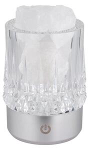 Globo 21044S - Lampada da tavolo LED dimmerabile a sfioramento LIZZY LED/1W/5V 3000K 1200 mAh argento