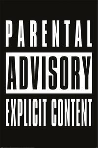 Posters, Stampe Parental Advisory - Explicit Content, (61 x 91.5 cm)