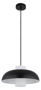 Globo 15755S - Lampada a sospensione su cavo LOWE 1xE27/60W/230V nero