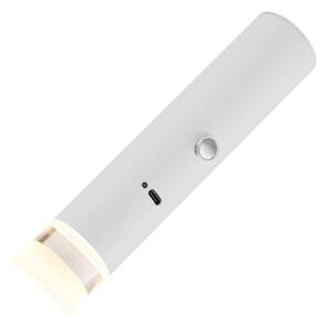 Globo 16060W - Lampada LED ricaricabile 2 in 1 con dimmer a sfioramento PELO LED/2W/230/5V bianco