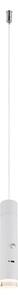 Globo 16060W - Lampada LED ricaricabile 2 in 1 con dimmer a sfioramento PELO LED/2W/230/5V bianco