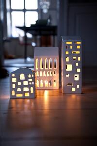 Portacandele in ceramica per tea light Urbania Lighthouse Church - Kähler Design