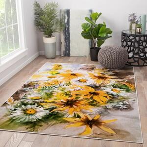 Tappeto lavabile giallo 100x140 cm New Carpets - Oyo home