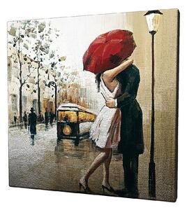 Pittura su tela Parigi, 45 x 45 cm - Wallity