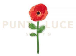 Papaverospecial moments collection, fiore in plexiglass