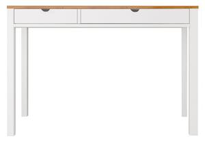 Tavolo da lavoro in pino bianco e marrone, lunghezza 120 cm Gava - Støraa