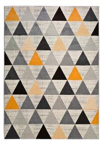Tappeto grigio-arancio , 140 x 200 cm Leo Triangles - Universal