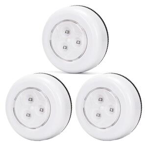 Aigostar - Set di 3 lampade da notte portatili LED RGB LED/3xAAA + telecomando