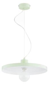 Lampadario sospeso su cavo ETERI 1xE27/15W/230V verde menta