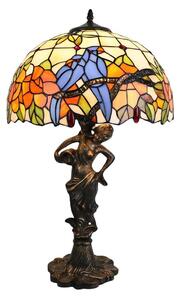 Brilagi - Lampada da tavolo Tiffany in vetro colorato JUNGLE 1xE27/60W/230V