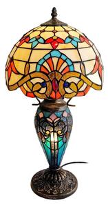 Brilagi - Lampada da tavolo in vetro Tiffany MIRABELLA 1xE27/60W/230V + 1xE14/40W