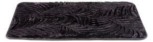 Tappeto da bagno in memory foam grigio scuro 50x80 cm Leaves - Wenko