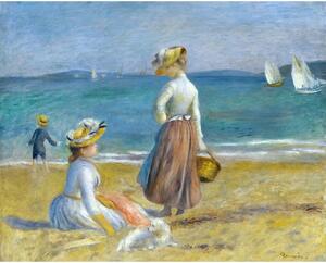 Riproduzione di un dipinto , 50 x 40 cm Auguste Renoir - Figures on the Beach - Fedkolor