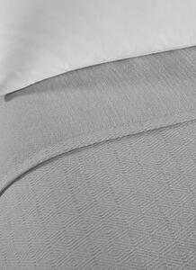 Copriletto in cotone grigio per letto matrimoniale 200x230 cm Serenity - Mijolnir
