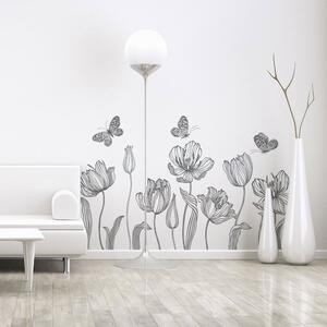 Set di adesivi murali Tulipani luminosi - Ambiance