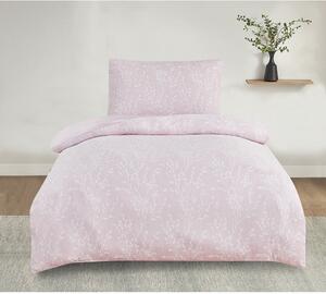 Biancheria da letto singola jacquard rosa 140x200 cm Boston - My House