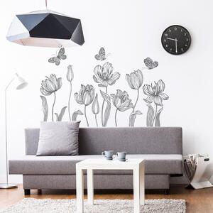 Set di adesivi murali Tulipani luminosi - Ambiance