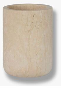 Coppa in marmo color crema per spazzolini da denti Marble - Mette Ditmer Denmark