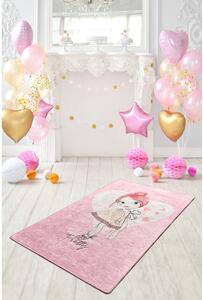 Tappeto rosa antiscivolo per bambini , 140 x 190 cm Pretty - Conceptum Hypnose