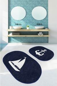 Tappetini da bagno blu in set da 2 100x60 cm - Minimalist Home World