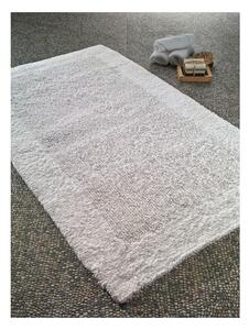 Tappeto da bagno in cotone bianco Confetti Heavy, 70 x 120 cm Natura - Foutastic
