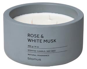 Candela di soia profumata tempo di combustione 25 h Fraga: Rose and White Musk - Blomus