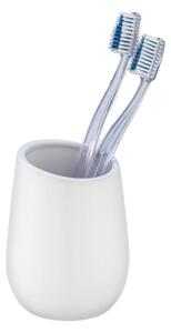 Tazza in ceramica bianca per spazzolini da denti Badi - Wenko