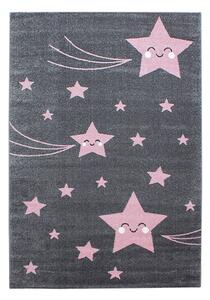 Tappeto per bambini rosa e grigio 120x170 cm Kids - Ayyildiz Carpets