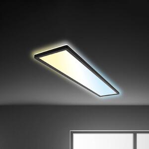 Briloner Plafoniera a LED Tava CCT, dimmerabile, Nero, Studio / Ufficio, Plastica, Plafoniera LED