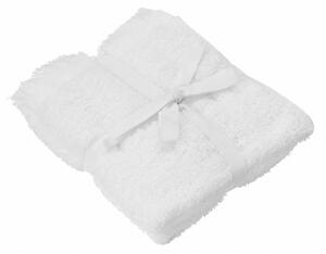 Set di 2 asciugamani in cotone bianco 30x50 cm Frino - Blomus