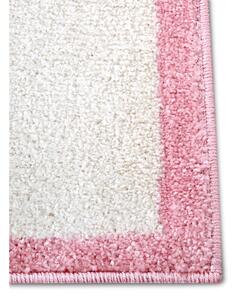 Tappeto per bambini rosa e bianco 120x170 cm Bouncy - Hanse Home
